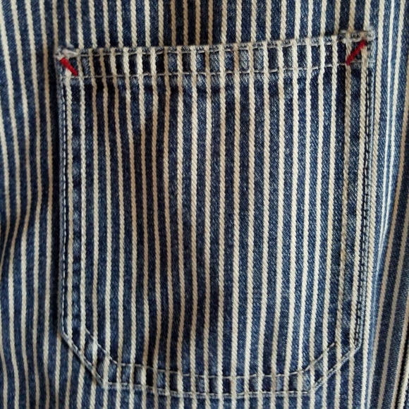 LAUREN JEAN CO. PINSTRIPE DENIM COAT ~🎊HP🎊 - Picture 5 of 7